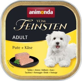 Produktbild von animonda Vom Feinsten Katzen Nassfutter Adult Pute und Käse Stückchen in Sauce 22x150g - 22 x 150 g