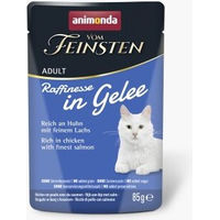 Produktbild von animonda vom Feinsten Katzen Nassfutter Adult Raffinesse Huhn mit Lachs in Gelee 24x85 g