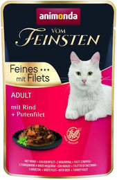 Animonda vom Feinsten Katzen Nassfutter Adult Rind und Pute Filets getreidefrei 18 x 85 g - 36 x 85 g – Bild 1 von 5