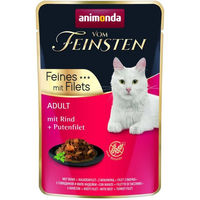 Produktbild von Animonda vom Feinsten Katzen Nassfutter Adult Rind und Pute Filets getreidefrei 18 x 85 g - 36 x 85 g