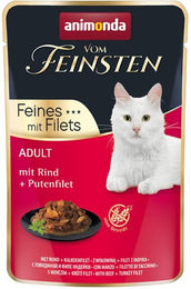Produktbild von animonda vom Feinsten Katzen Nassfutter Adult Rind und Putenfilet 18x85g