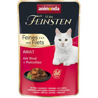 Produktbild von animonda vom Feinsten Katzen Nassfutter Adult Rind und Putenfilet 18x85g