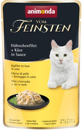 Produktbild von animonda vom Feinsten Katzen Nassfutter Hühnchenfilet und Käse in Sauce für Adult 18x50g