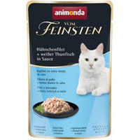 Produktbild von animonda vom Feinsten Katzen Nassfutter Hühnchenfilet und weißer Thunfisch in Sauce für erwachsene Katzen 18x50g