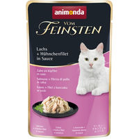 Produktbild von animonda vom Feinsten Katzen Nassfutter Lachs und Hühnchenfilet in Sauce für Adult 18x50g