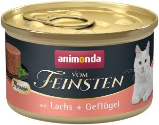 Produktbild von animonda vom Feinsten Katzen Nassfutter Mousse Lachs und Geflügel Adult 12x85 g - 12 x 85 g
