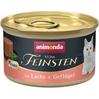Produktbild von animonda vom Feinsten Katzen Nassfutter Mousse Lachs und Geflügel Adult 12x85 g - 12 x 85 g