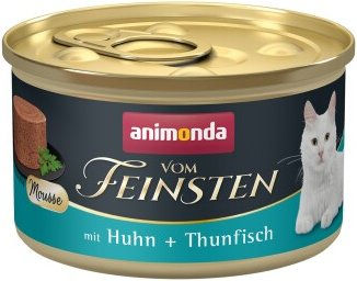 Produktbild von animonda vom Feinsten Katzen Nassfutter Mousse Thunfisch und Huhn Adult 12x85 g - 12 x 85 g