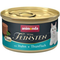 Produktbild von animonda vom Feinsten Katzen Nassfutter Mousse Thunfisch und Huhn Adult 12x85 g - 12 x 85 g
