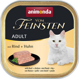Produktbild von animonda vom Feinsten Katzen Nassfutter Rind und Huhn Adult 32x100g