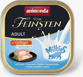 Animonda Vom Feinsten Katzenfutter Adult Geflügel mit Sahnekern Paté 32 x 100 g getreidefrei - 32 x 100 g – Bild 1 von 5