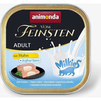 Produktbild von Animonda Vom Feinsten Katzenfutter Adult Huhn mit Joghurtkern 32x100g Getreidefrei - 32 x 100 g