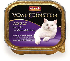 Animonda vom Feinsten Katzenfutter Adult Huhn und Fisch Getreidefrei 32x100g - 32 x 100 g – Bild 1 von 7