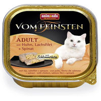 Produktbild von Animonda Vom Feinsten Katzenfutter Adult Huhn und Lachs Pastete getreidefrei 32 x 100g - 32 x 100 g