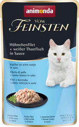 Animonda Vom Feinsten Katzenfutter Adult Huhn und Thunfisch in Sauce 18 x 50 g - 18 x 50 g – Bild 1 von 5