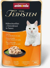 Animonda Vom Feinsten Katzenfutter Adult Hühnchenfilet und Entenbrust in Sauce 18 x 50 g glutenfrei - 18 x 50 g – Bild 1 von 6