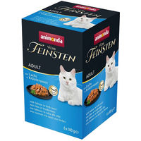 Produktbild von animonda vom Feinsten Katzenfutter Adult Lachs in Kräutersauce getreidefrei 6x100g - 6 x 100 g