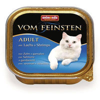 Produktbild von Animonda vom Feinsten Katzenfutter Adult Lachs und Garnele Getreidefrei Paté 32 x 100 g - 32 x 100 g