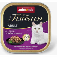 Produktbild von Animonda Vom Feinsten Katzenfutter Adult Lamm in Kräutersauce getreidefrei ohne Zucker 32 x 100 g - 32 x 100 g