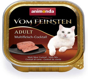 Animonda vom Feinsten Katzenfutter Adult Multi-Fleisch-Cocktail Pastete getreidefrei 32 x 100 g - 32 x 100 g – Bild 1 von 9