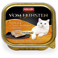 Produktbild von Animonda vom Feinsten Katzenfutter Adult Pastete Huhn und Rind 32 x 100g ohne Zucker mit hohem Fleischanteil - 32 x 100 g