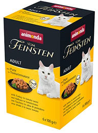 animonda vom Feinsten Katzenfutter Adult Pute in Sauce, getreidefrei, 6 x 100g - 6 x 100 g – Bild 1 von 4