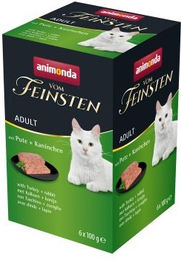 animonda vom Feinsten Katzenfutter Adult Pute und Kaninchen Paté 6 x 100 g getreidefrei - 6 x 100 g – Bild 1 von 5