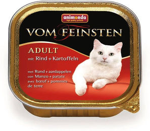 Animonda vom Feinsten Katzenfutter Adult Rind Pastete Getreidefrei 32 x 100 g - 32 x 100 g – Bild 1 von 9