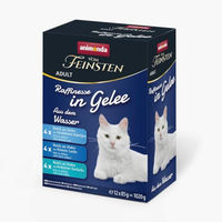 Produktbild von animonda vom Feinsten Katzenfutter Adult Stückchen in Gelee Huhn und Fisch Getreidefrei Ohne Zucker 12 x 85 g
