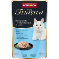 Produktbild von animonda vom Feinsten Katzenfutter Hühnchenfilet und Thunfisch in Sauce für Adult 18x50g