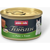 Produktbild von Animonda Vom Feinsten Katzenfutter Mousse Adult Pute und Fasan 12 x 85 g getreidefrei ohne Zucker - 12 x 85 g