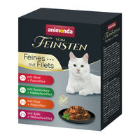 Produktbild von animonda vom Feinsten Katzennassfutter Adult Stückchen in Sauce 8 x 85 g getreidefrei ohne Zucker - 8 x 85 g
