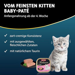 Animonda Vom Feinsten Kitten Baby Paté Katzenfutter Getreidefrei und Ohne Zucker 32 x 100 g Schalen – Bild 1 von 10
