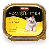 Produktbild von Animonda vom Feinsten Kitten Katzen Nassfutter Geflügel Paté Getreidefrei Ohne Zucker 32 x 100g - 32 x 100 g