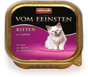 Animonda vom Feinsten Kitten Katzen Nassfutter Lamm Getreidefrei Ohne Zucker 32 x 100g - 32 x 100 g – Bild 1 von 9