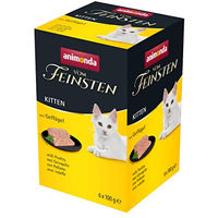 Produktbild von animonda vom Feinsten Kitten Katzen Nasspaste mit Geflügel getreidefrei 6 x 100 g - 6 x 100 g