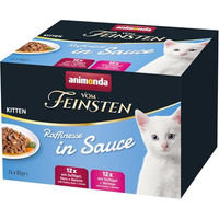 Produktbild von animonda vom Feinsten Kitten Katzenfutter Geflügel Stückchen in Sauce ohne Zucker 24 x 85 g Beutel - 24 x 85 g