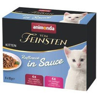Produktbild von animonda vom Feinsten Kitten Katzenfutter Nassfutter Geflügel und Herz in Sauce 8x85 g ohne Zucker - 8 x 85 g