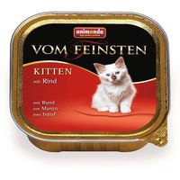 Produktbild von Animonda vom Feinsten Kitten Katzenfutter Rind Pastete getreidefrei und ohne Zucker 32 x 100 g - 32 x 100 g