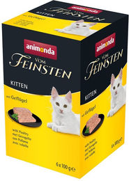Produktbild von animonda vom Feinsten Kitten Nassfutter Geflügel mit hohem Fleischanteil 32x100g