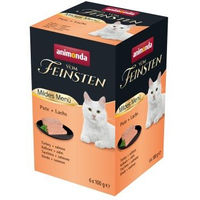 Produktbild von animonda vom Feinsten Mildes Menü Adult Katzenfutter Pute und Lachs Paté ohne Zucker 6 x 100g - 6 x 100 g