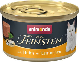 Produktbild von animonda vom Feinsten Mousse Huhn und Kaninchen 12x85g Katzenfutter