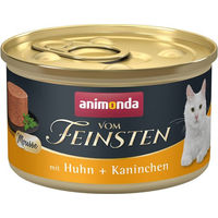 Produktbild von animonda vom Feinsten Mousse Huhn und Kaninchen Hundefutter 24x85g