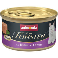 Produktbild von animonda vom Feinsten Mousse Huhn und Lamm Hundefutter 12x85g