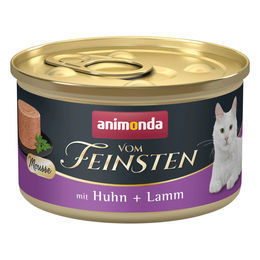 Produktbild von animonda vom Feinsten Mousse Huhn und Lamm Hundefutter 24x85g