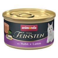 Produktbild von animonda vom Feinsten Mousse Huhn und Lamm Nassfutter für Katzen 12x85g