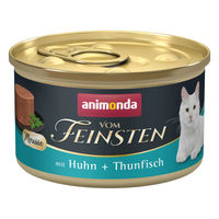 Produktbild von animonda vom Feinsten Mousse Huhn und Thunfisch Katzenfutter 12x85g