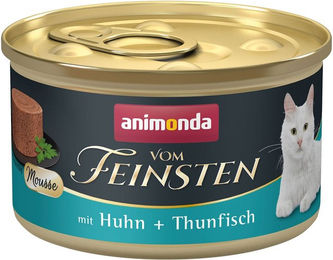 Produktbild von animonda vom Feinsten Mousse Huhn und Thunfisch Katzenfutter 12x85g