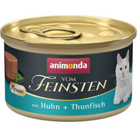 Produktbild von animonda vom Feinsten Mousse Huhn und Thunfisch Katzenfutter 12x85g