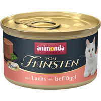 Produktbild von animonda vom Feinsten Mousse Lachs und Geflügel 12x85g Katzenfutter